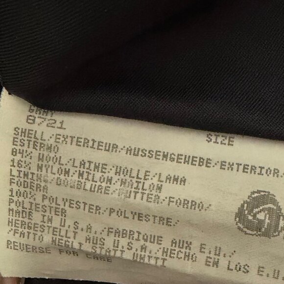 Vintage WOOLRICH Wool Blend Southwestern Button Down Lined Vest Pockets Mens XL - Picture 8 of 9